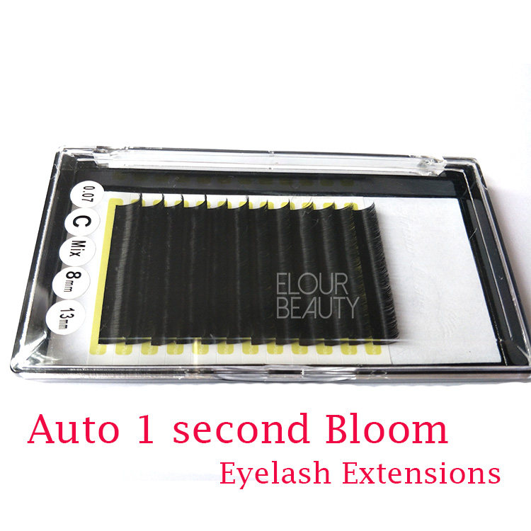 Pro auto easy fan eyelash extensions in volume newest 2018 USA EL48